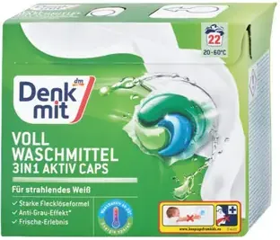 Denkmit pracie kapsuly 3v1 rôzne druhy