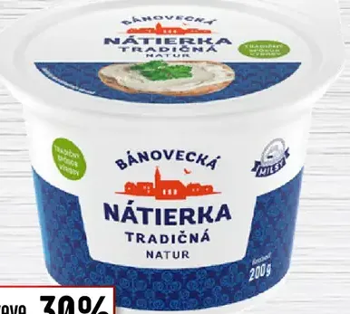 Bánovecká nátierka natur