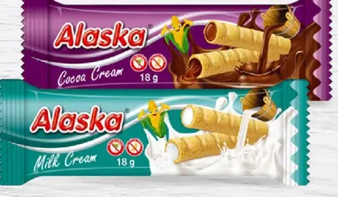 Alaska trubičky kukuričné 2 druhy