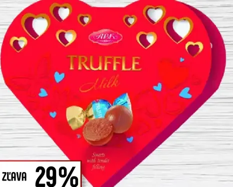 Truffle Srdce dezert