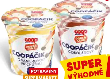 Coopáčik smotanový / Coopáčik čokoládový