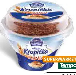Kunín Mliečna krupička s kakaovou zložkou