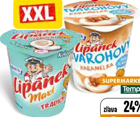 Lipánek maxi dezert tvarohový rôzne druhy