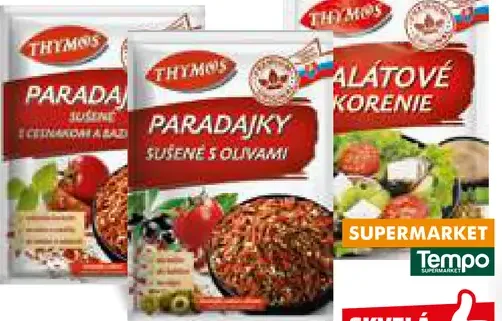 Thymos sušené paradajky koreniaca prípravka