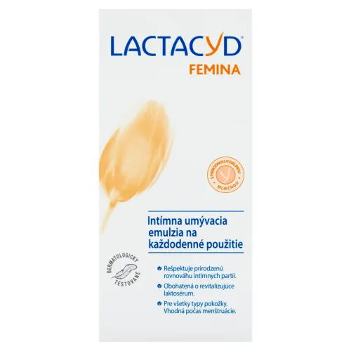 Lactacyd Femina intímna umývacia emulzia na každodenné použitie