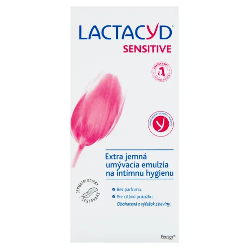 Lactacyd Sensitive extra jemná umývacia emulzia na intímnu hygienu