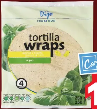 Dijo tortilla wraps vegan