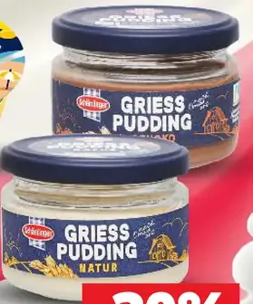Griess Pudding krupicový puding