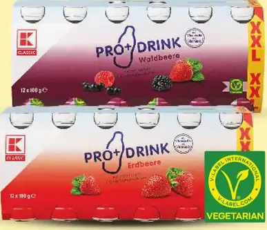 K-Classic Pro Drink jogurtový nápoj jahoda