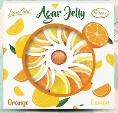 BonAmi Agar Jelly želé orange lemon