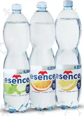 Esence nápoj z minerálnej vody rôzne druhy