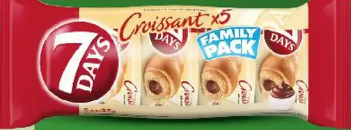 7 Days kakaový croissant rodinné balenie