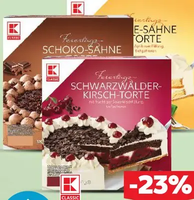 K-Classic Schwarzwälder Kirsch-Torte čierny les torta