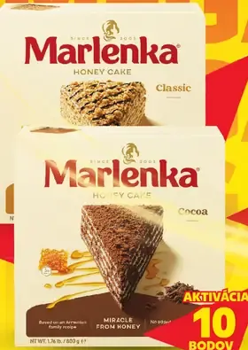 Marlenka medová torta rôzne druhy
