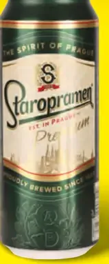 Staropramen 12° ležiak plechovka