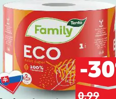 Family Eco toaletný papier 2-vrstvový