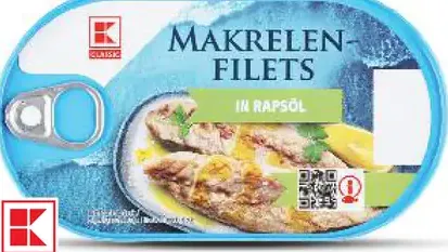 K-Classic Makrela filety v oleji v paradajkovej omáčke