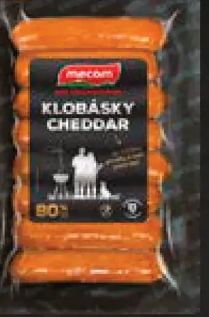 Mecom klobásky Cheddar
