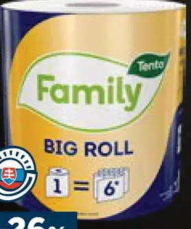 Tento Family kuchynské utierky Big Roll 2-vrstvové