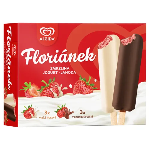 Algida Floriánek zmrzlina jogurt - jahoda 6 x(270 ml)