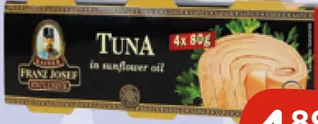 Franz Josef tuniak v slnečnicovom oleji