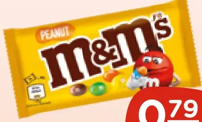 M&M’s arašidové cukríky