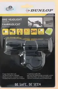 Dunlop predné svetlo na bicykel 9 LED