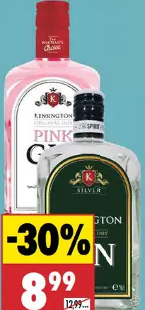 Kensington gin Dry Silver / Pink Kensington gin