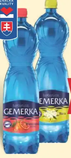 Gemerka ochutená minerálna voda, viac druhov