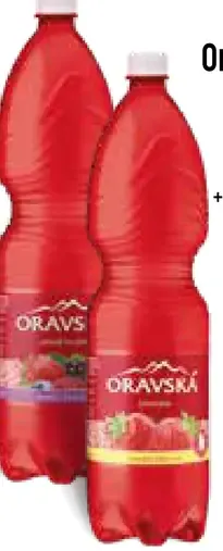 Oravská červená ochutená voda rôzne druhy