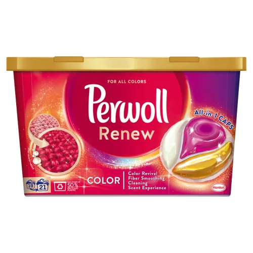 Perwoll Renew Color koncentrovaný preddávkovaný prací prostriedok 21 praní
