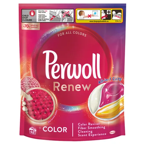 Perwoll Renew Color koncentrovaný preddávkovaný prací prostriedok 42 praní
