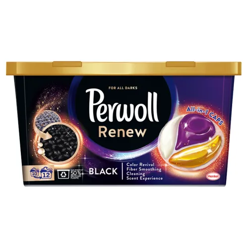 Perwoll Renew Black Caps koncentrovaný preddávkovaný prací prostriedok 12 praní