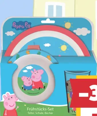 Peppa Pig raňajkový set