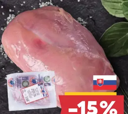 Kubus morčacie prsia bez kosti a kože vákuovo balené