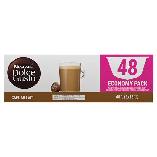 NESCAFÉ Dolce Gusto Café au Lait - káva v kapsulách - 48 kapsúl v balení