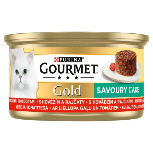 GOURMET Gold Savoury Cake s hovädzím a rajčinami