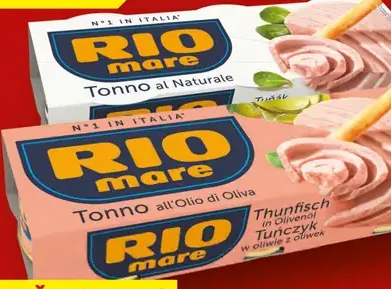 Rio Mare tuniak Tonno all’olio di oliva / Tonno al naturale / Thunfisch in Olivenöl / Thunfisch in eigenem Saft
