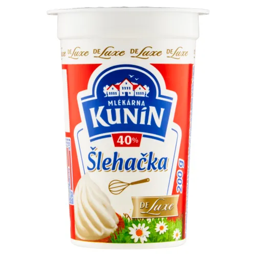 Mlékárna Kunín Šľahačka de luxe 40%