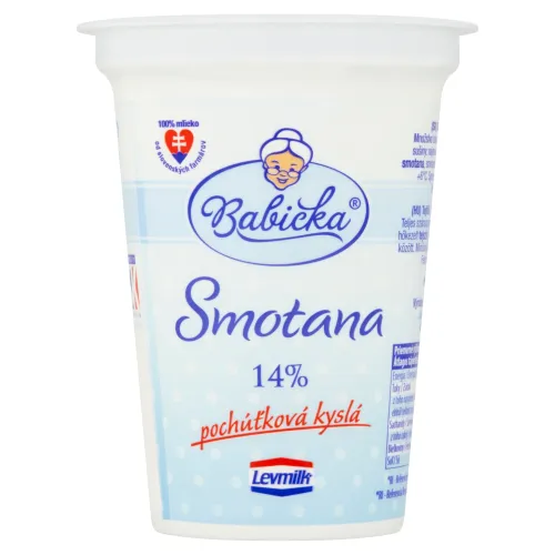Babička Smotana pochúťková kyslá 14 %