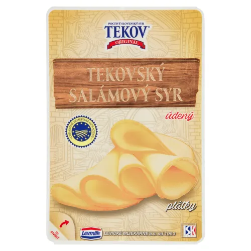 TEKOVSKÝ SALÁMOVÝ SYR údený plátky
