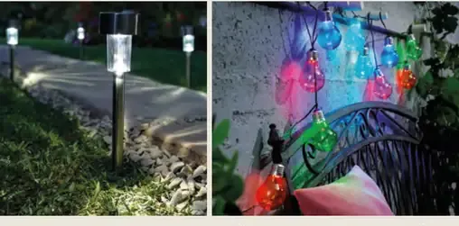 Livarno solárne LED svetlá