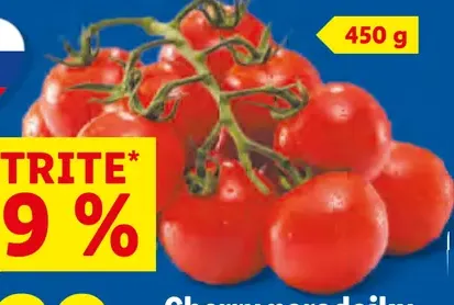 Lidl cherry paradajky strapcové