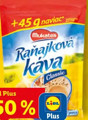 Mokate Raňajková káva Classic