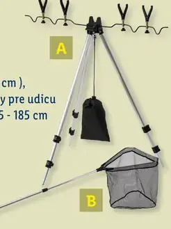 Crivit teleskopický stojan na prúty alebo podberák