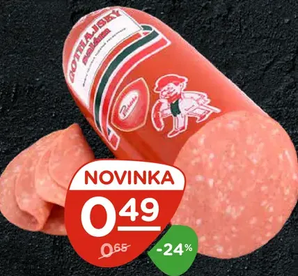 Kostelecké uzeniny saláma Gotthajská