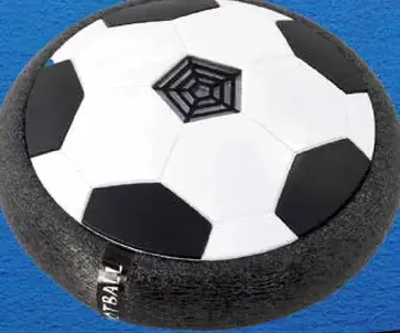 Drifter futbalová lopta vznášajúca sa so svetelnými efektmi