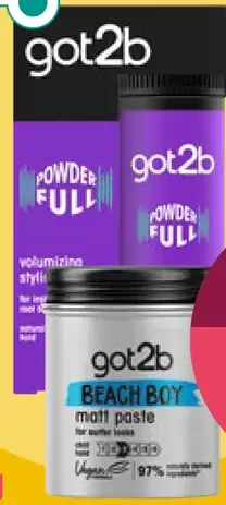 Schwarzkopf Got2b tvarovacia pasta na vlasy alebo púder na vlasy