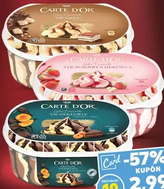 Carte d’Or mrazený krém rôzne druhy (Kaufland Card kupón)