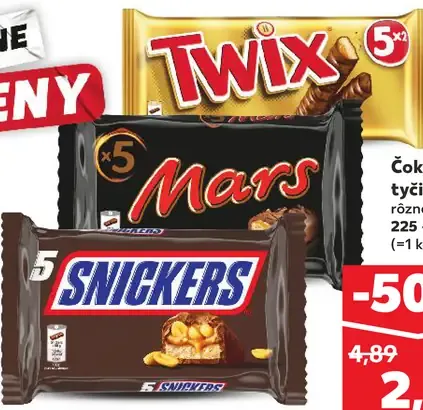 Twix čokoládová tyčinka multipack
